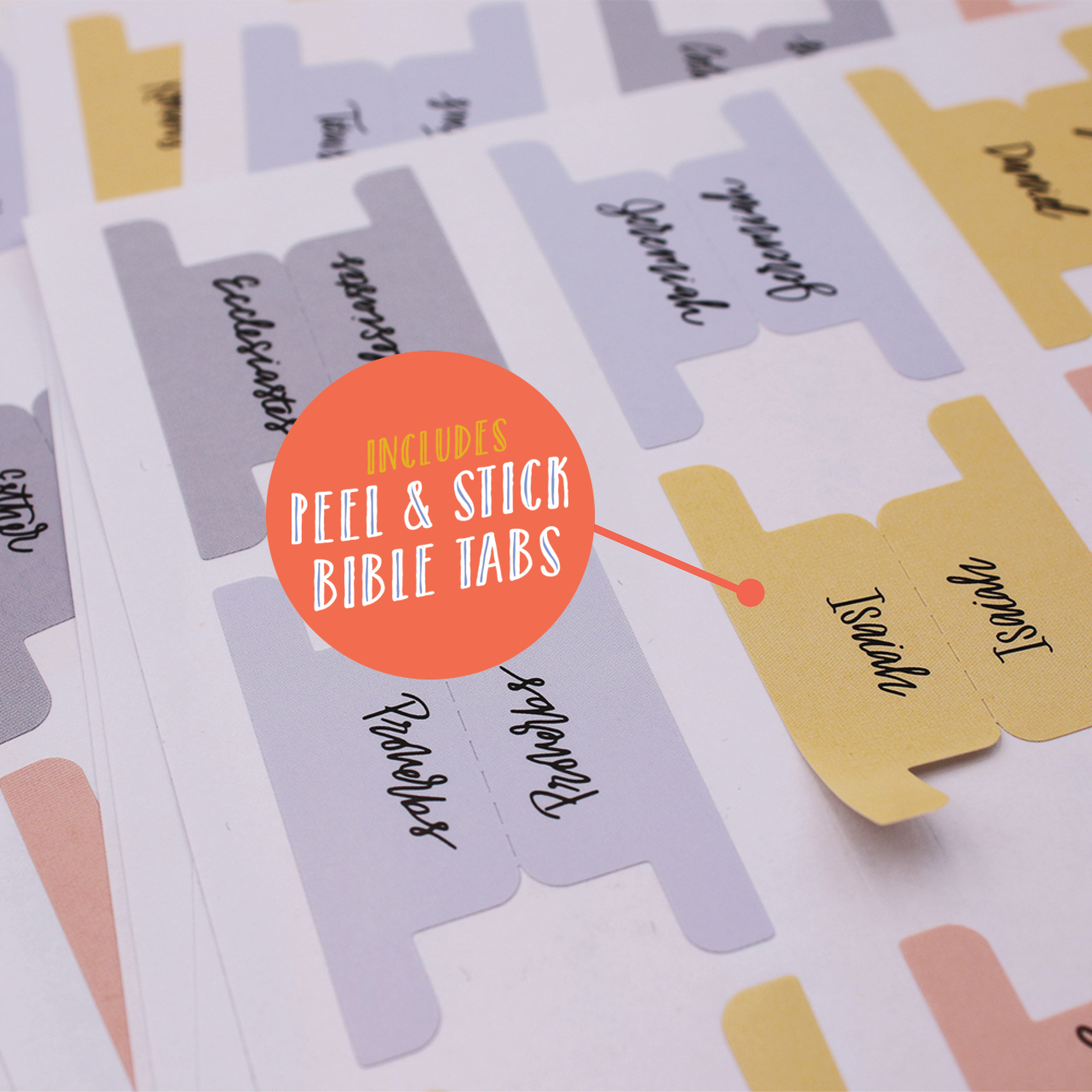 Peel & Stick Bible Tabs