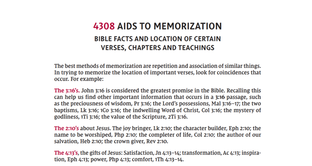 Aids to Memorization